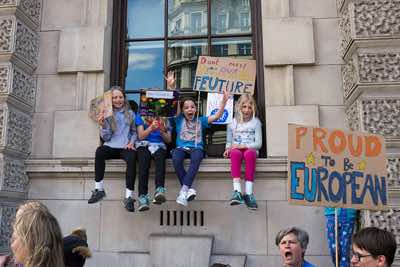 Whitehall, London - March For Europe - 2nd July 2016.