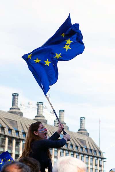 Parliament Square, London - Unite For Europe - 25th March 2017.